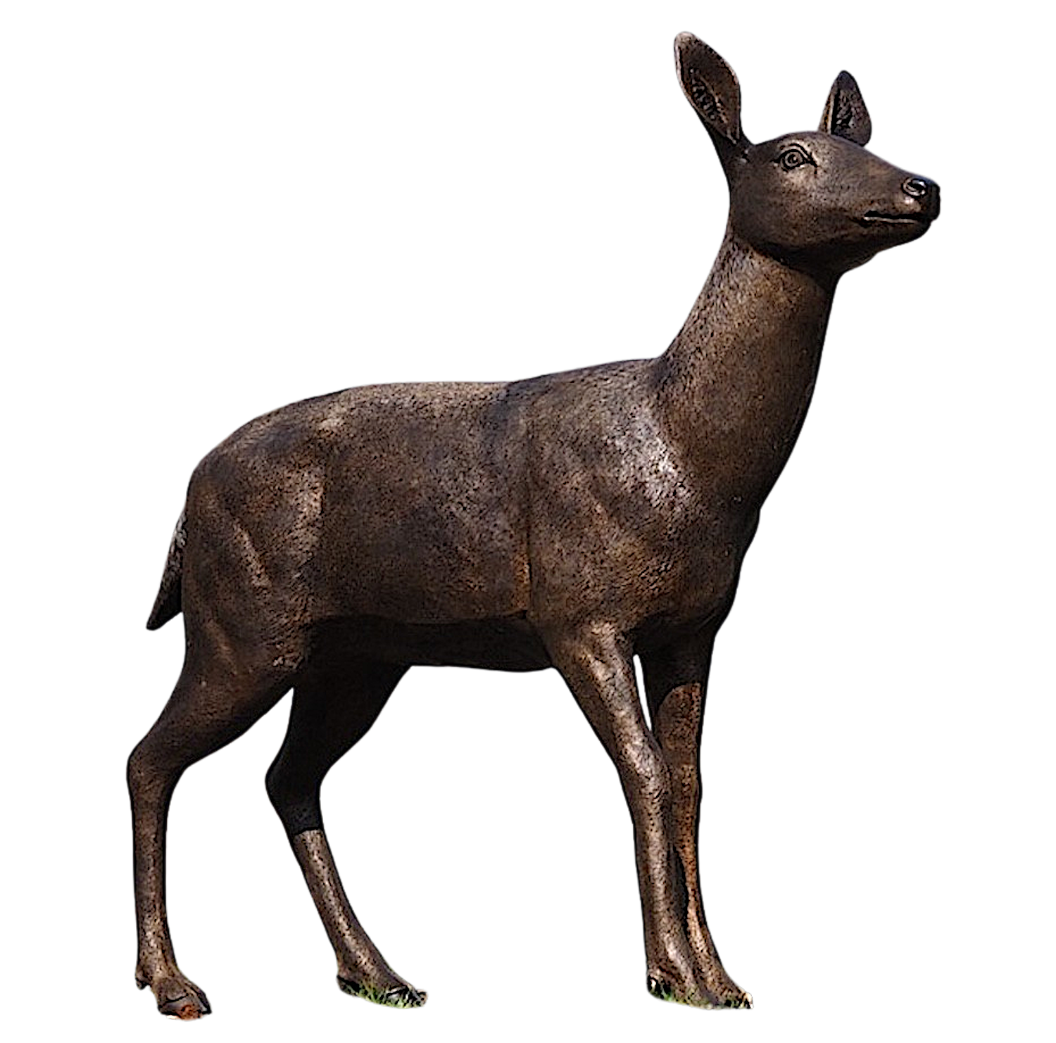 Bronzefigur Reh Hirschkuh LAILA