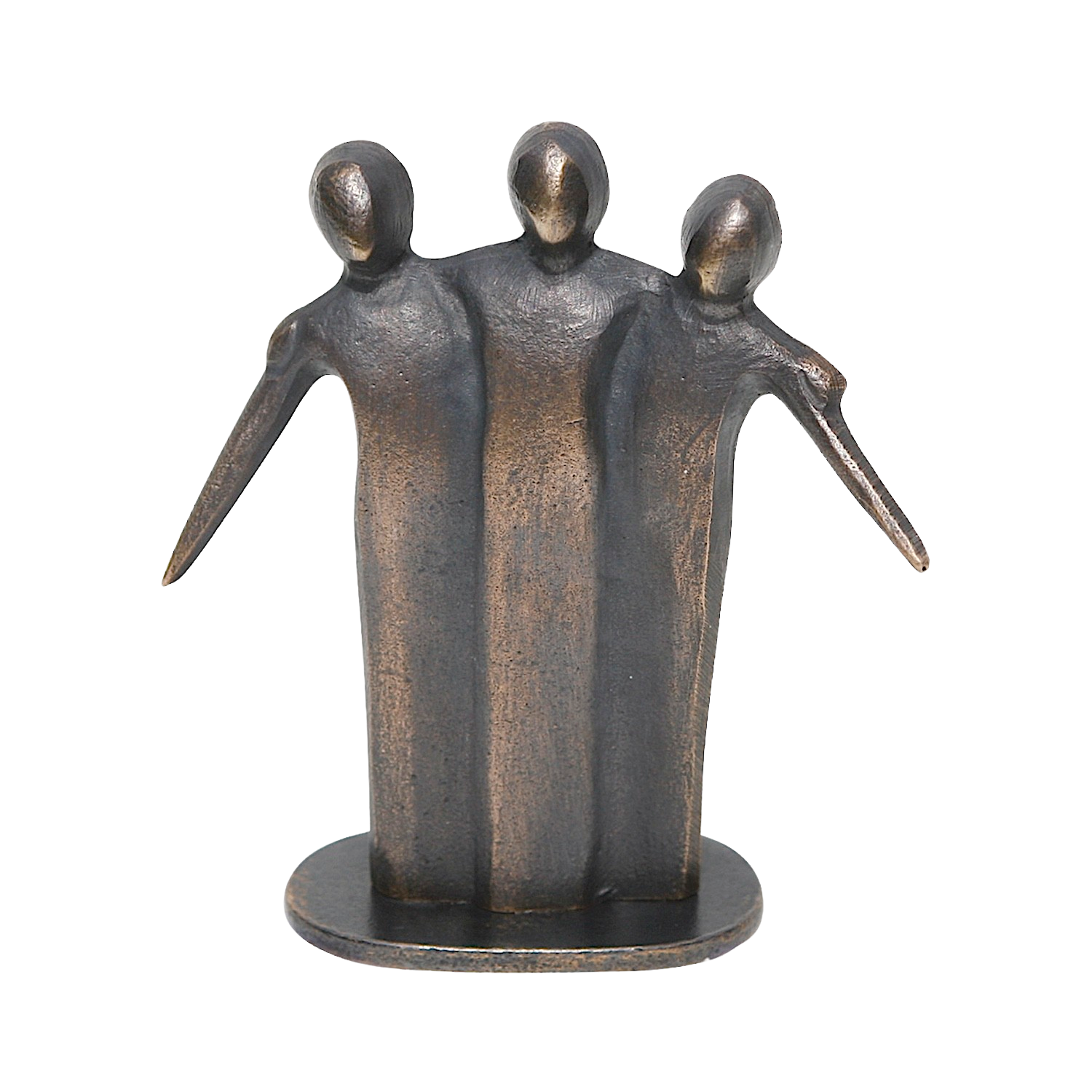 Bronzefigur ZUSAMMENHALT, Kerstin Stark