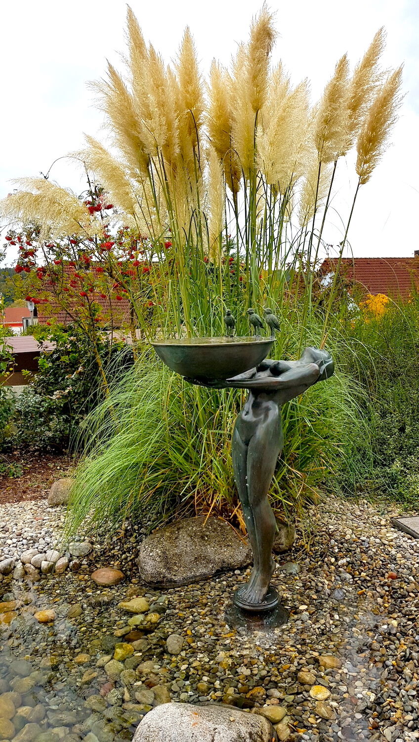 Ansbach: Bronzebrunnen SERENE Ansbach: Bronzebrunnen SERENE, Kundenfoto