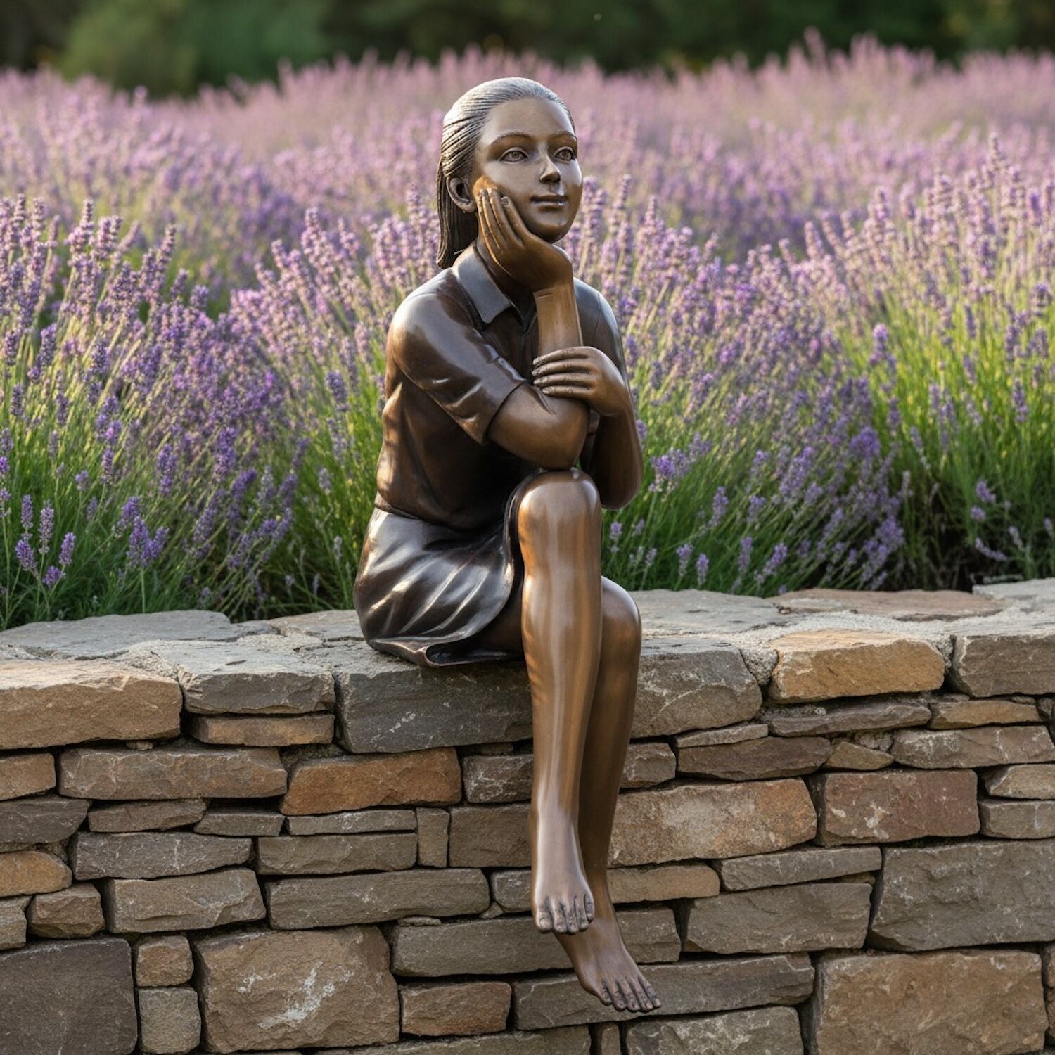 Bronzefigur SARAH, 67 cm
