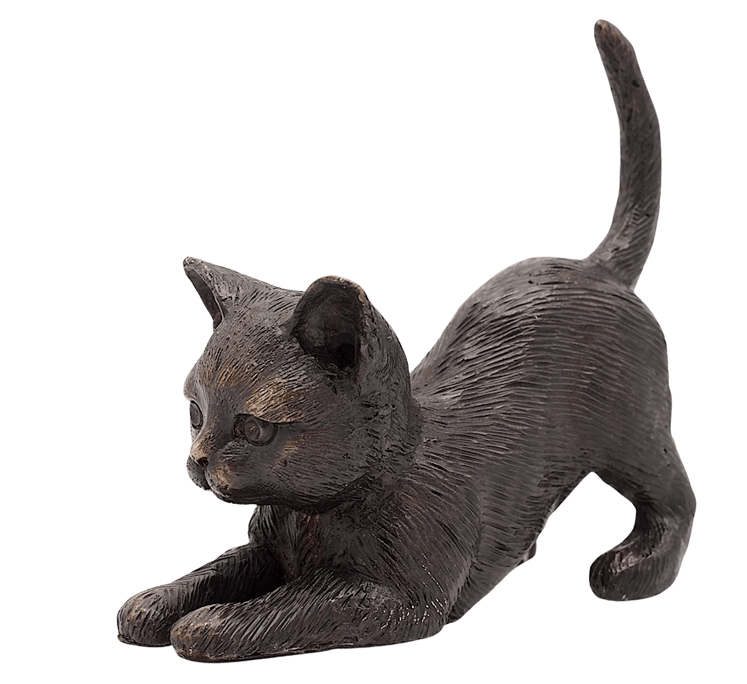 Bronzefigur Katze Kater CARLO