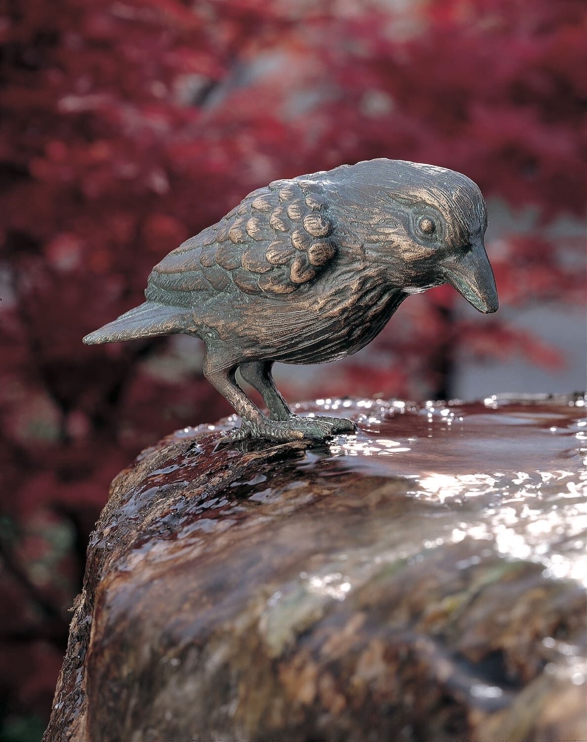 Bronzefigur Vogel HAUSSPERLING SPATZ KIKI