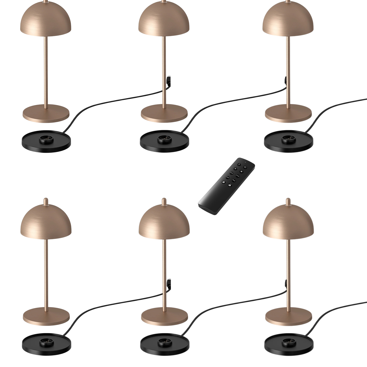 6x Tischleuchte FIORE MICRO Tischlampe - in 3 Farben erhältlich