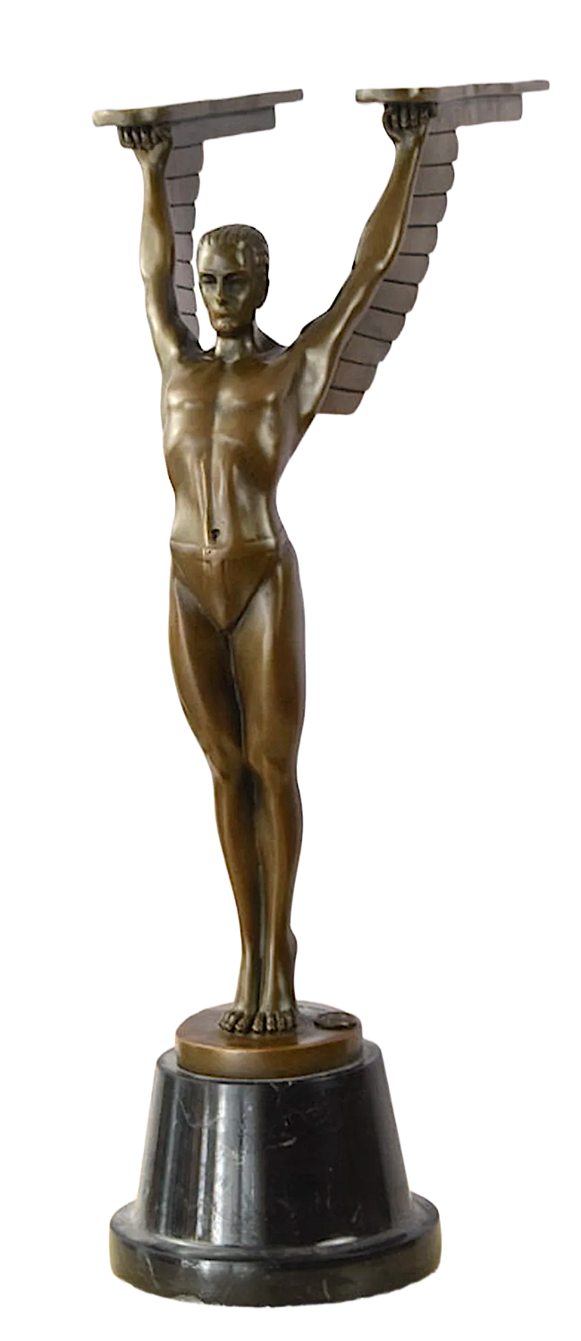 Bronzefigur IKARUS, nach Otto Schmidt-Hofer (1873-1925)