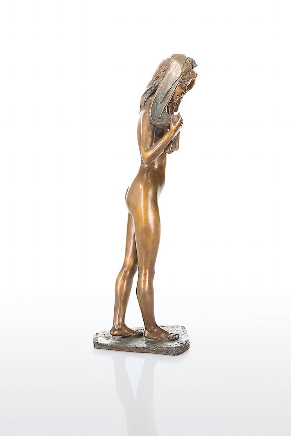 Bronzefigur DIE NACHT ZERRINNT (von Erwin A. Schinzel)