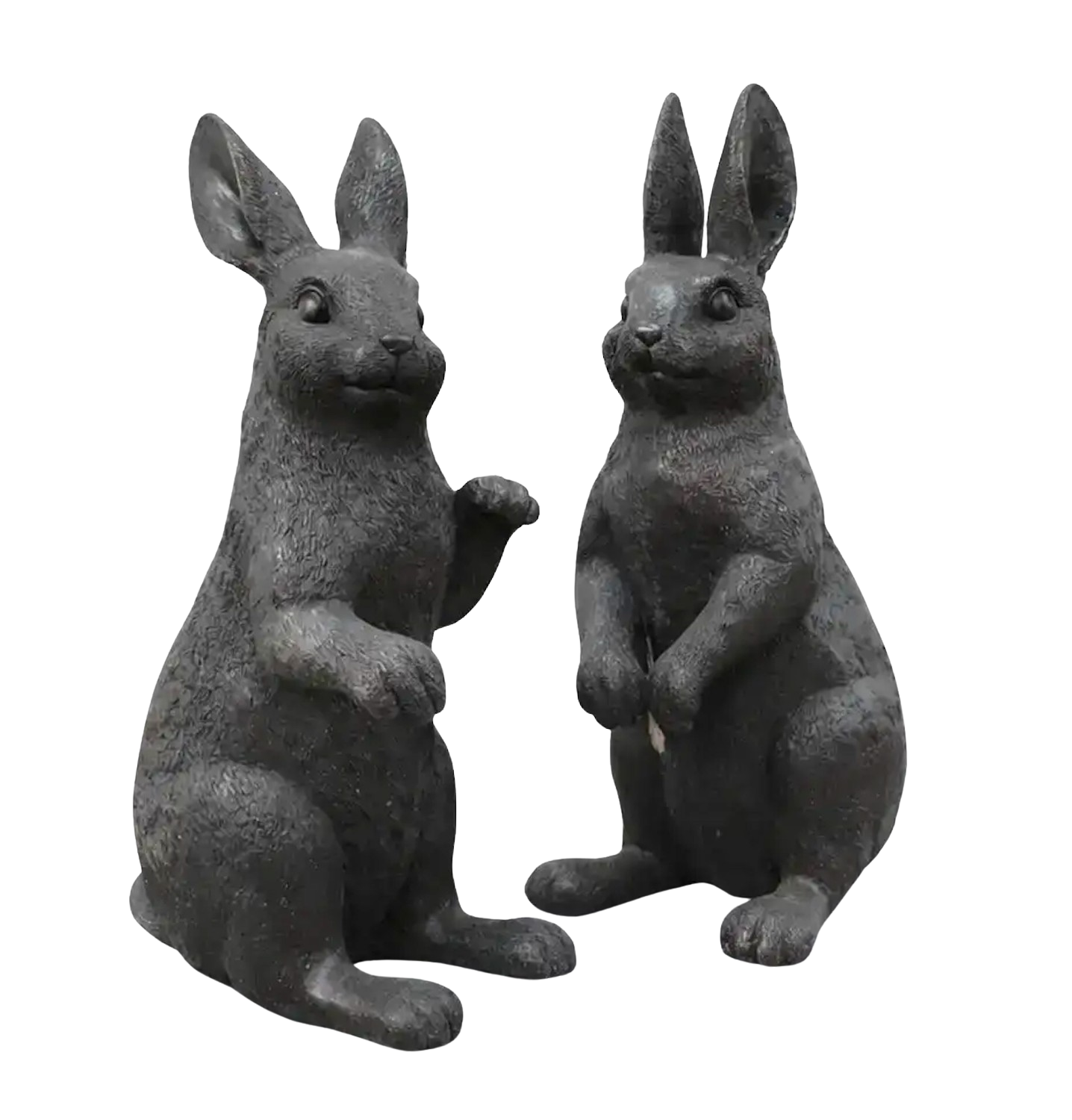 Bronzefigur Kaninchenpaar GUNDI & KLAAS Hasenpaar