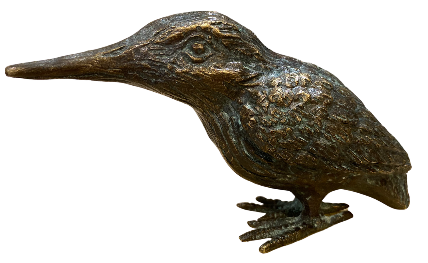 Bronzefigur Vogel EISVOGEL AMIGO
