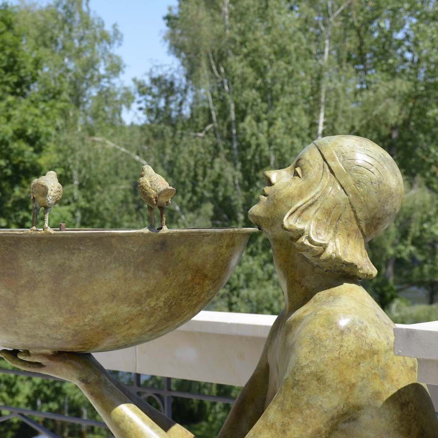 Potsdam: Bronzebrunnen ALESSIA Potsdam: Bronzebrunnen ALESSIA