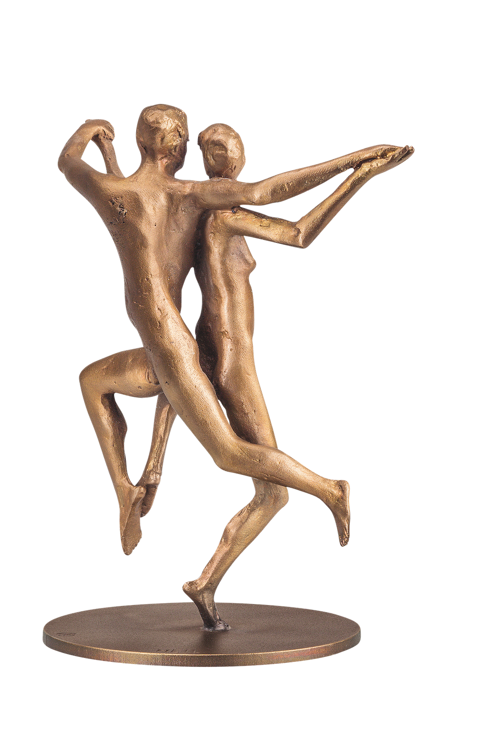 Bronzefigur KADENTES PAAR (von Adelbert Heil)