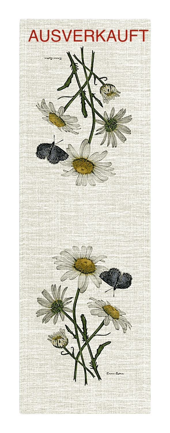 Tischläufer MARGERITEN, 40 x 120 cm, Emma Sjödin Design