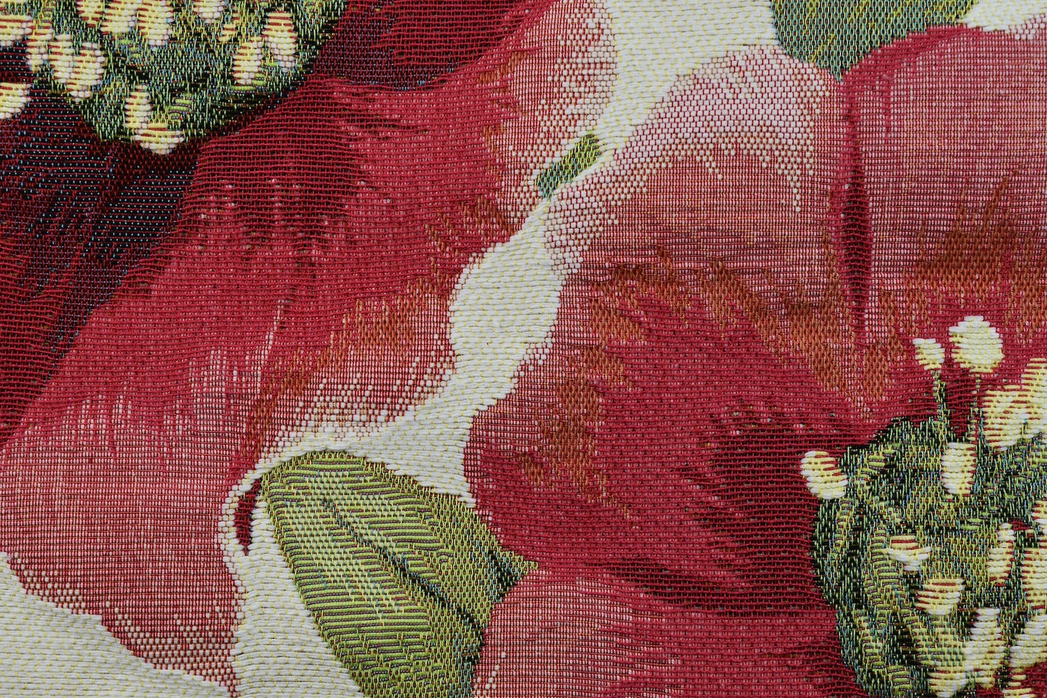 Gobelinkissenhülle Art de Lys HELLEBORUS CHRISTROSE Große Blüten crem 48x48 cm