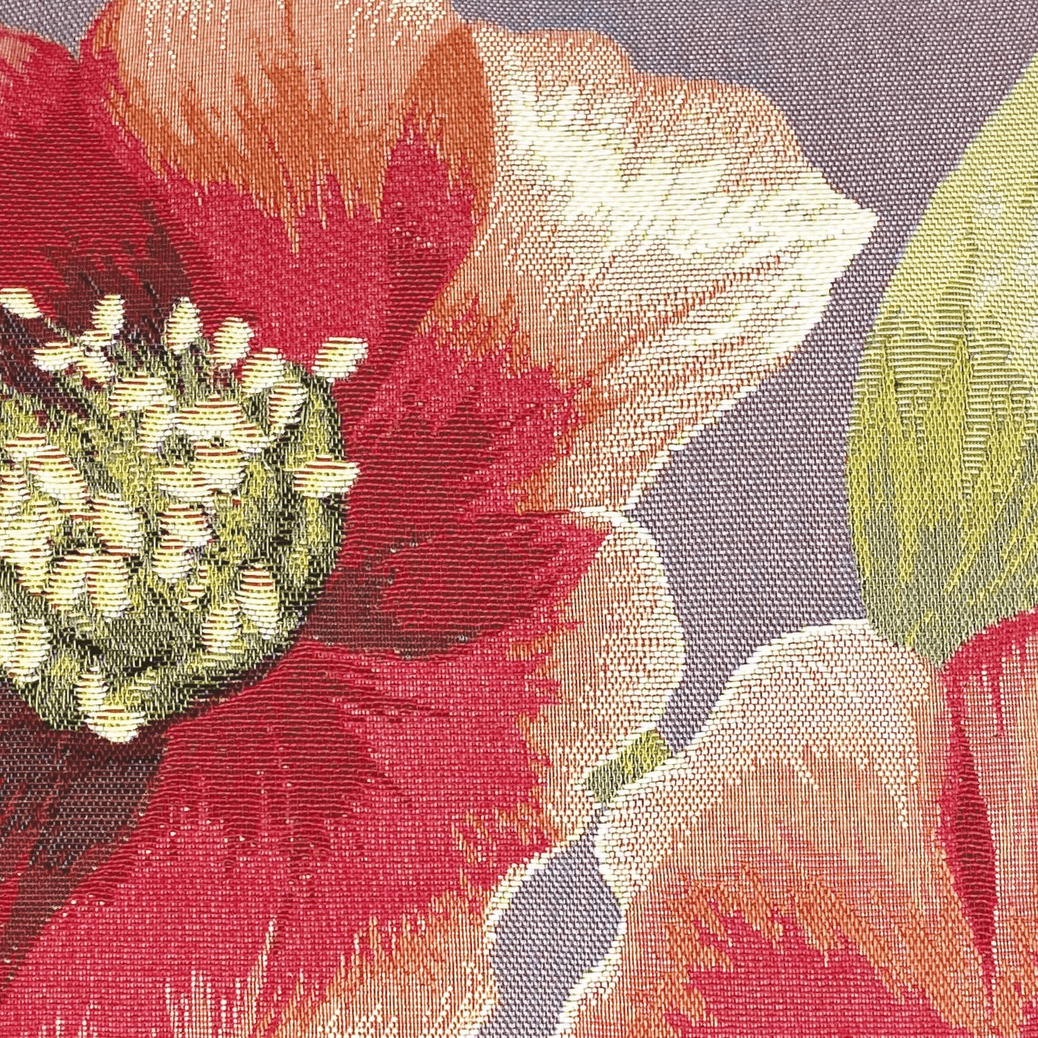 Gobelinkissenhülle Art de Lys HELLEBORUS CHRISTROSE Große Blüten, 48x48 cm