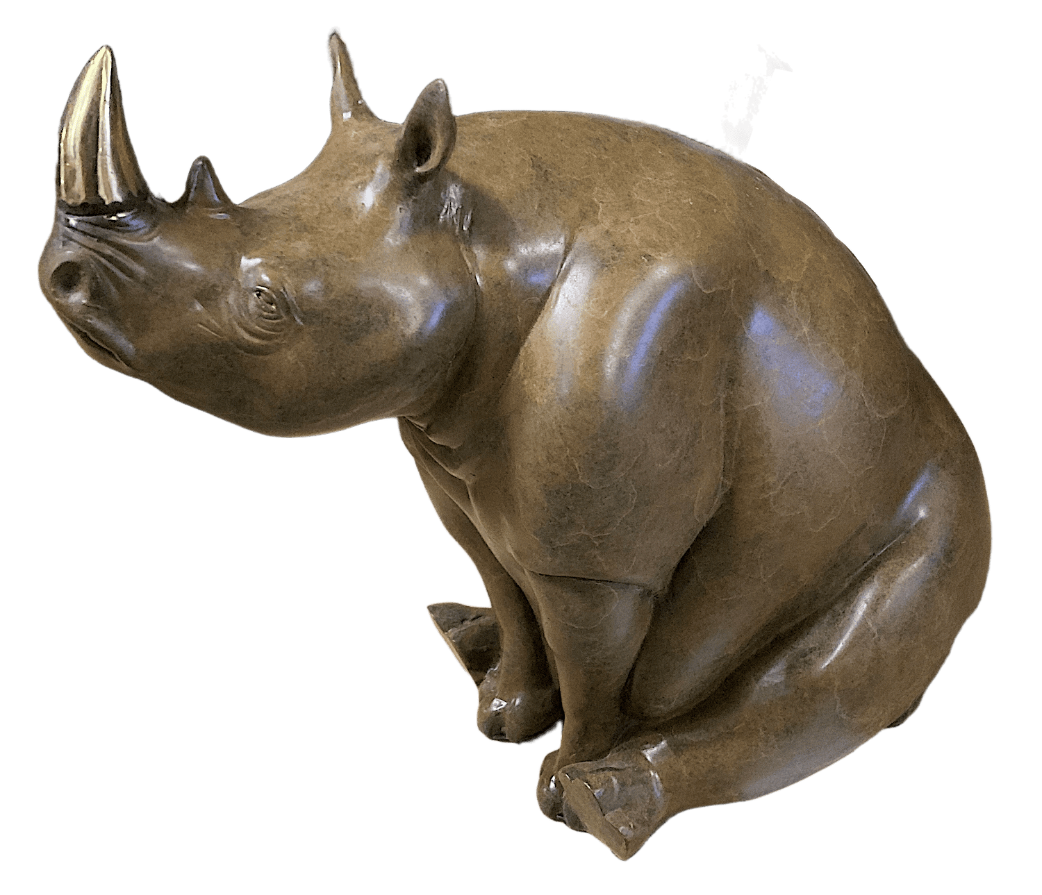 Bronzefigur Rhino RAINER, Nashorn