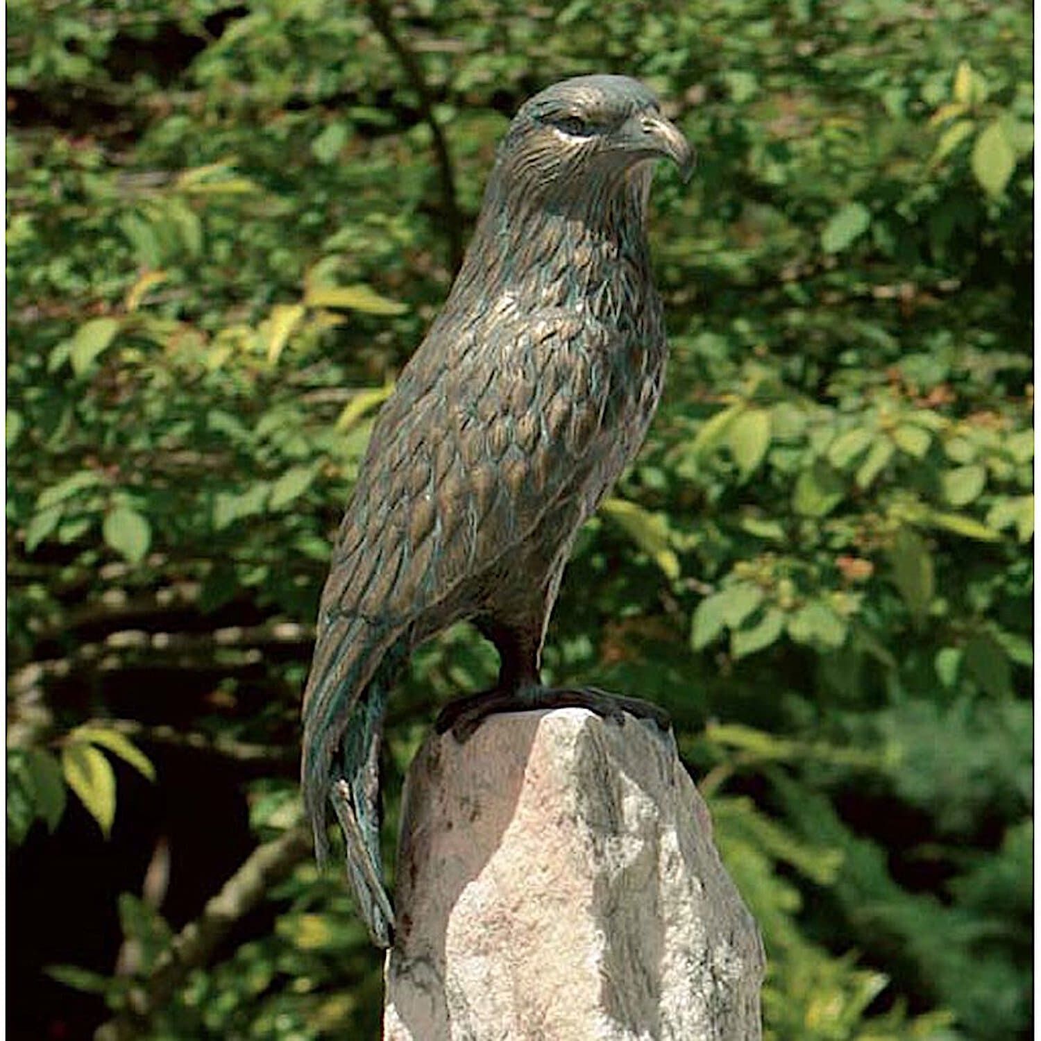 Bronzefigur Vogel ROTER MILAN 52 cm