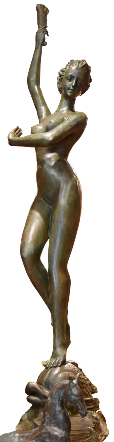 Bronzewasserspeier AURORA