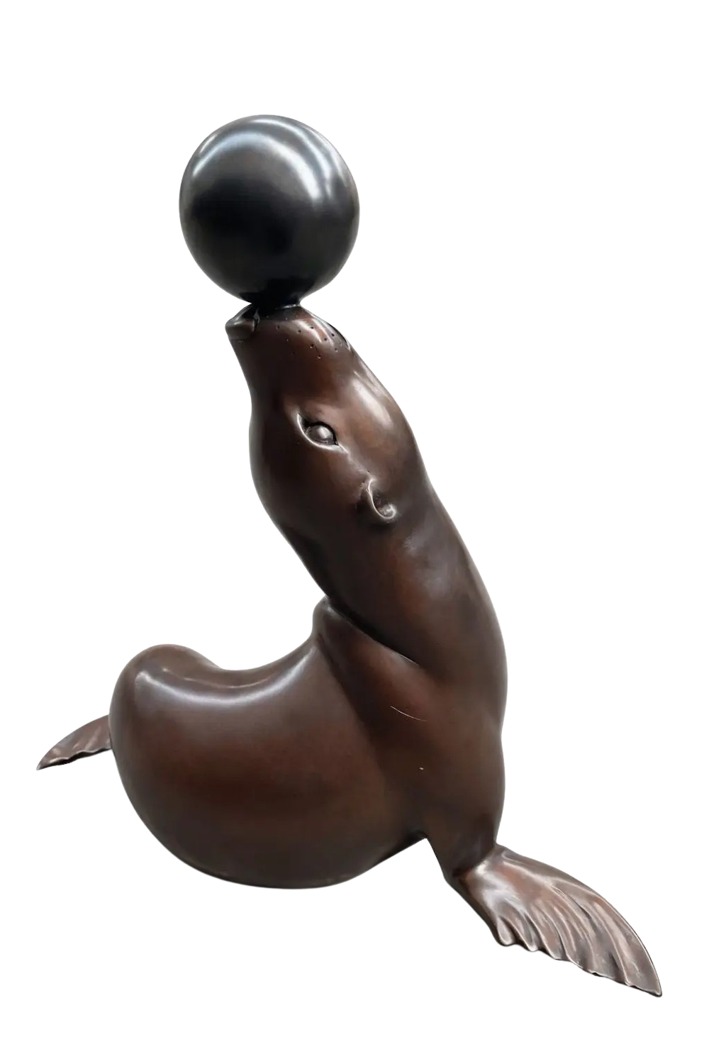 Bronzefigur Seehund ROBERT Robbe Seelöwe