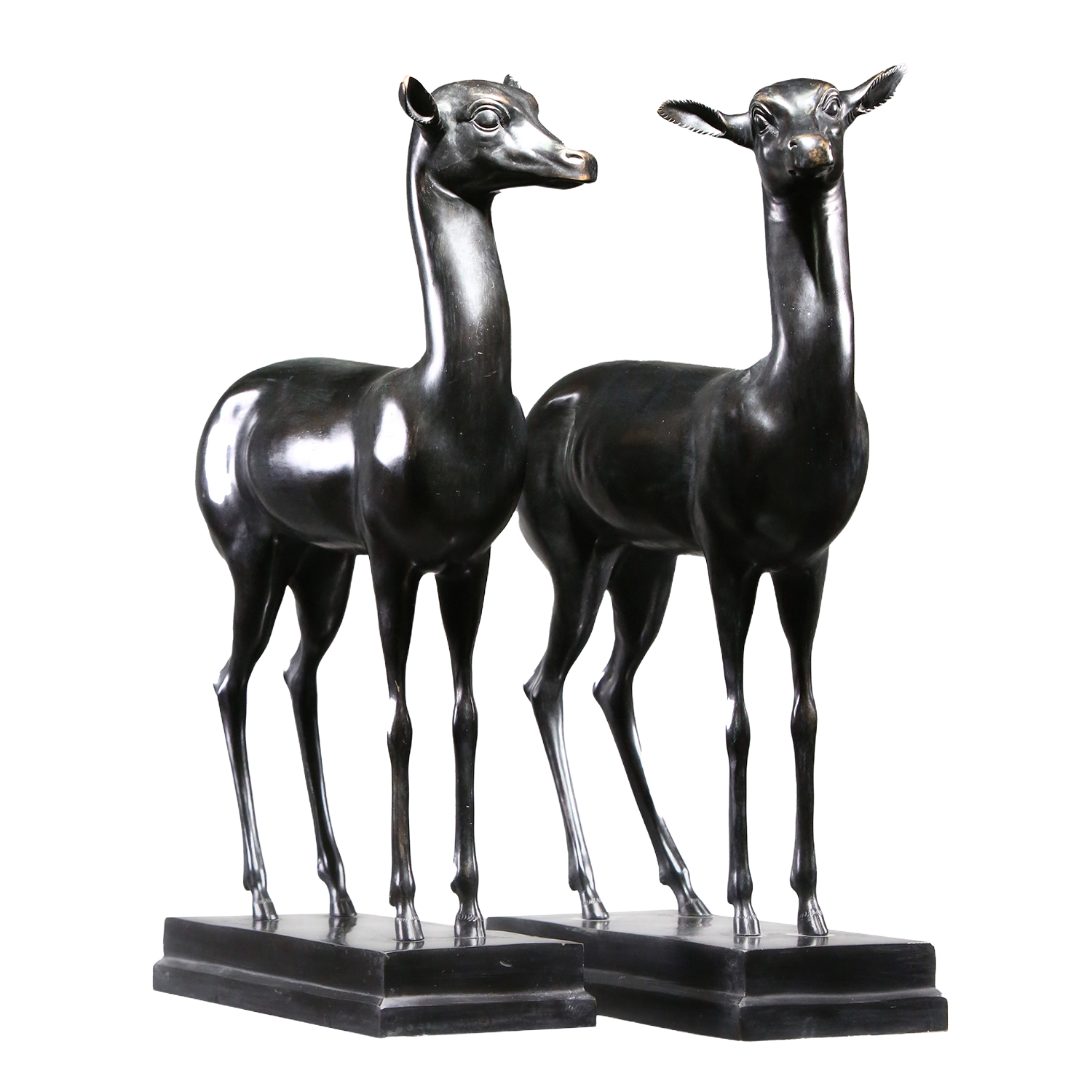 Bronzefiguren HIRSCHPAAR aus VILLA PAPIRI