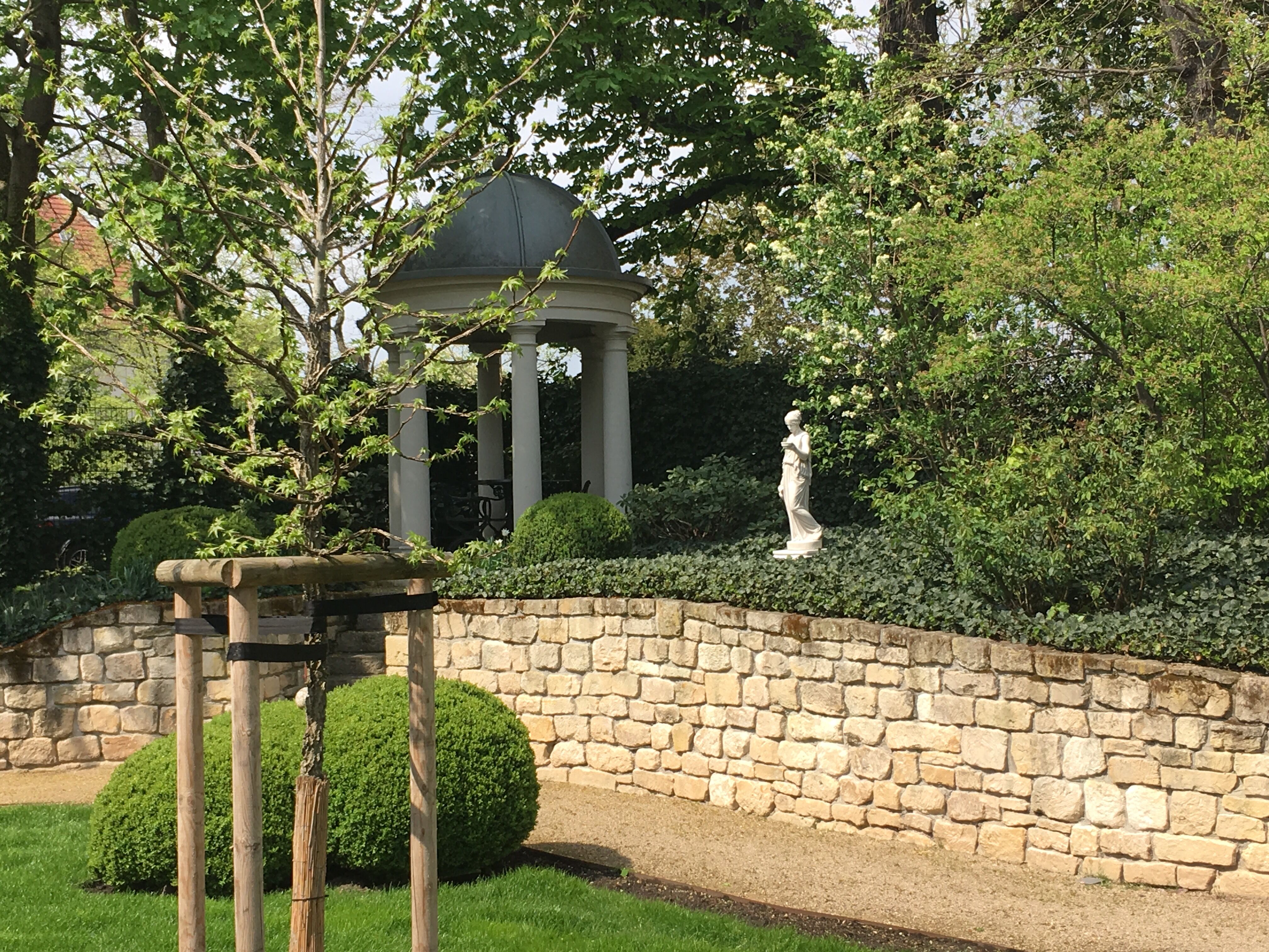 Magdeburg: Steinfigur EBE Magdeburg: Steinfigur EBE