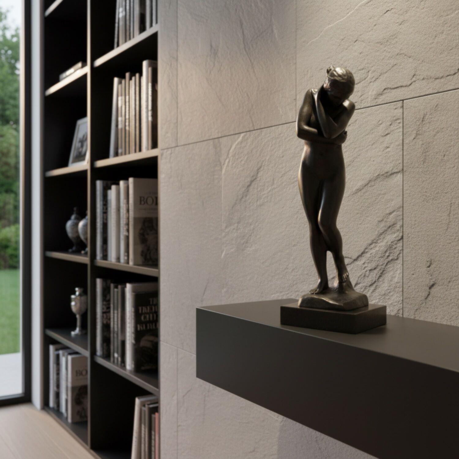 Bronzefigur EVA, nach Auguste A. Rodin, 29 cm