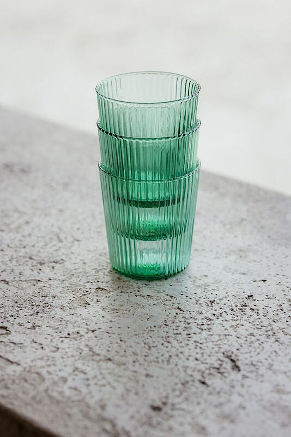 Trinkglas BONDI (grün) von PAVEAU, Wasserglas