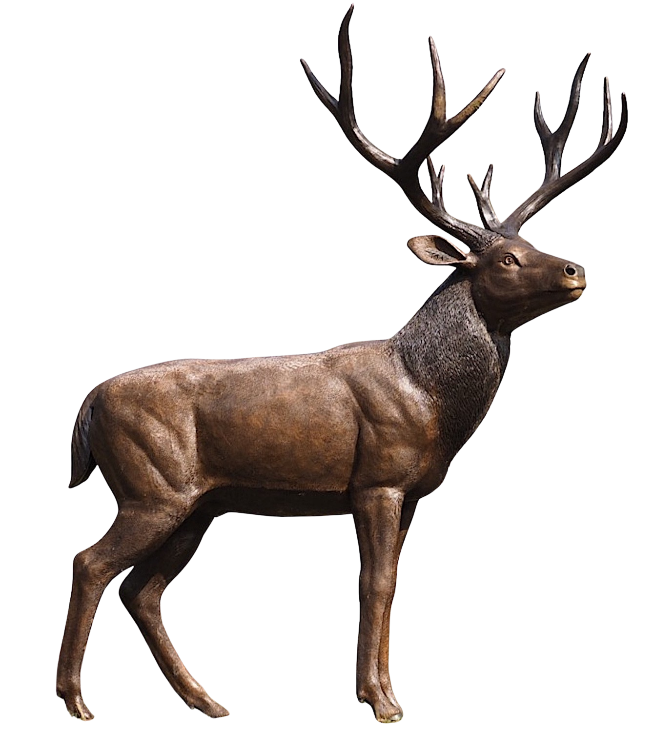 Bronzefigur Hirsch WALDO (172 cm)