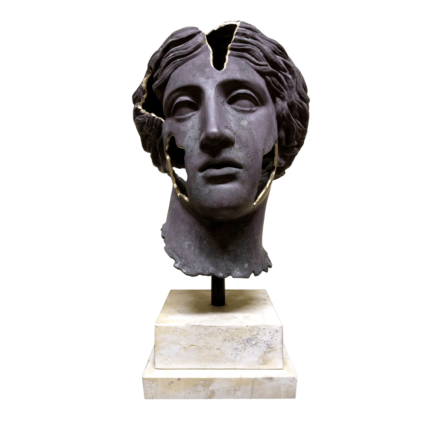 Bronzefigur KOPF DER VENUS, Fragment