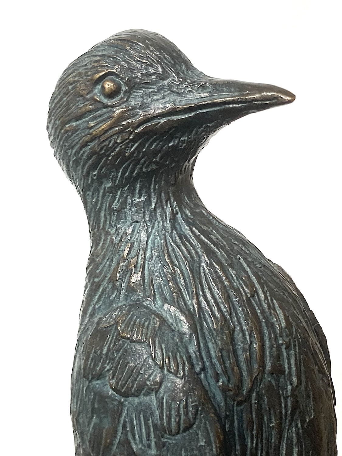 Bronzefigur Vogel BUNTSPECHT