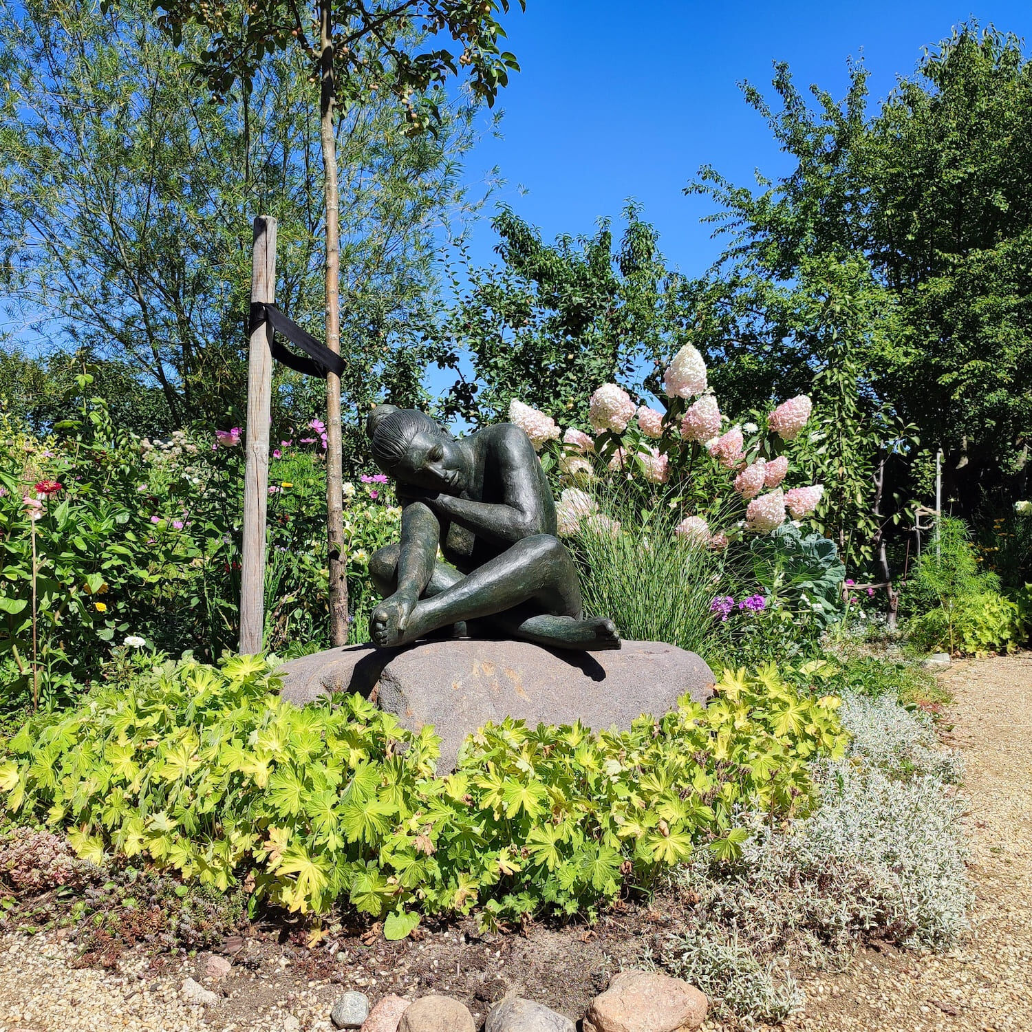Kundenfoto Potsdam, Bronzefigur EMILIA