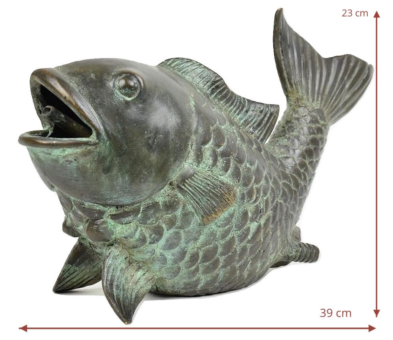 Bronzewasserspeier Fisch FRIDO