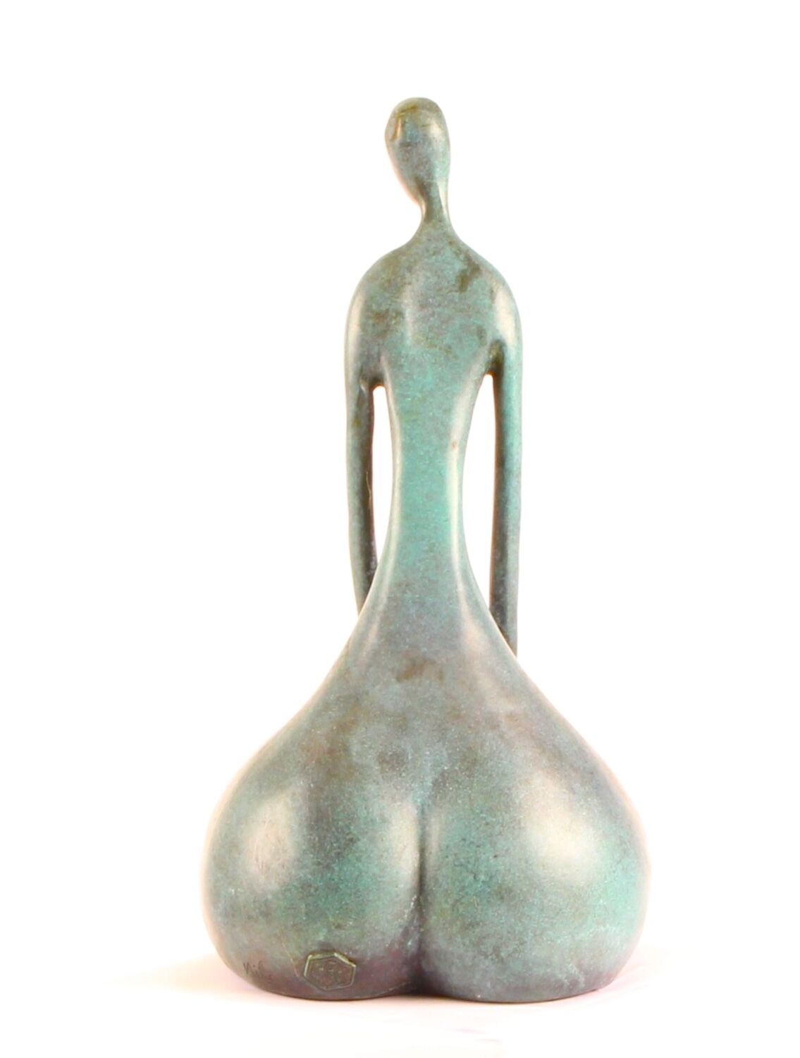 Bronzefigur AUGUSTA, weiblicher Akt, 44 cm