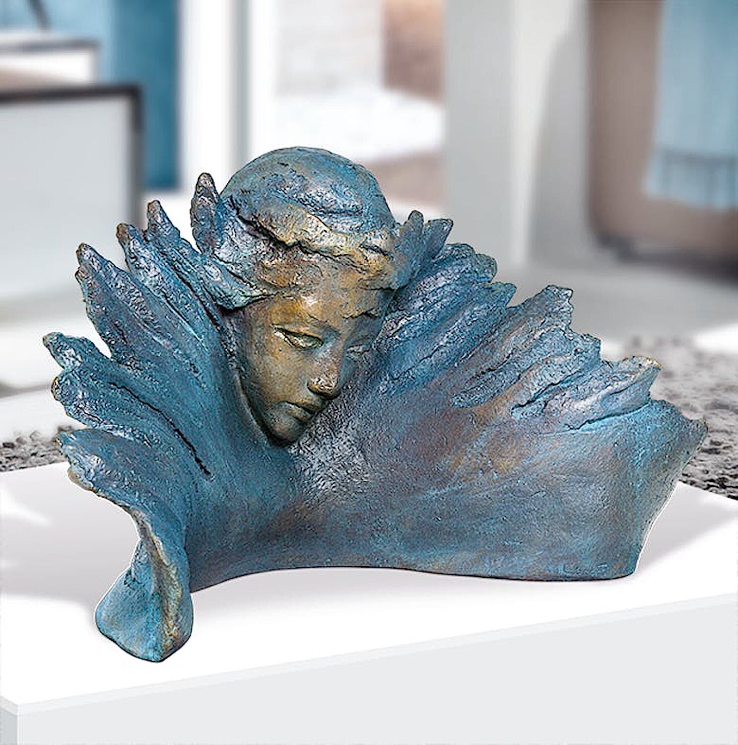 Bronzefigur TAG UND NACHT (von Maria-Luise Bodirsky)