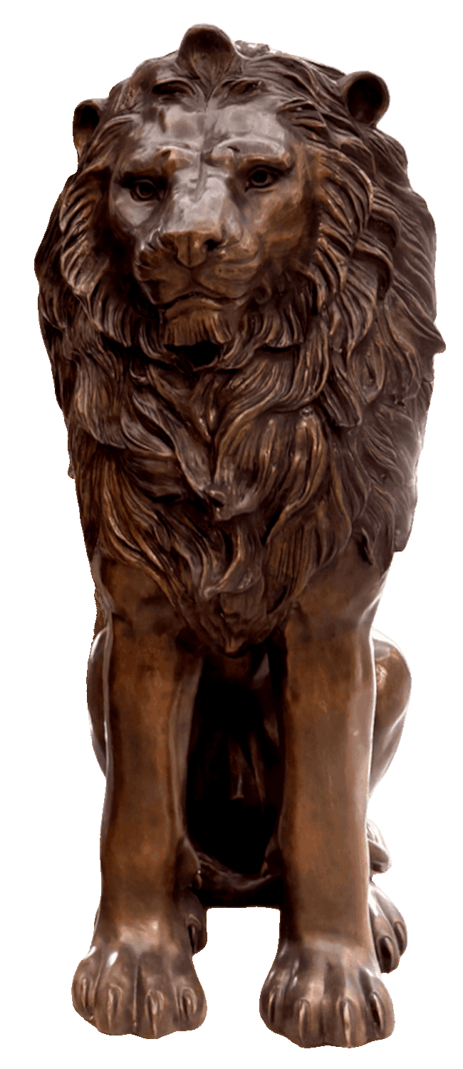 Bronzefigur Löwe RICHARD