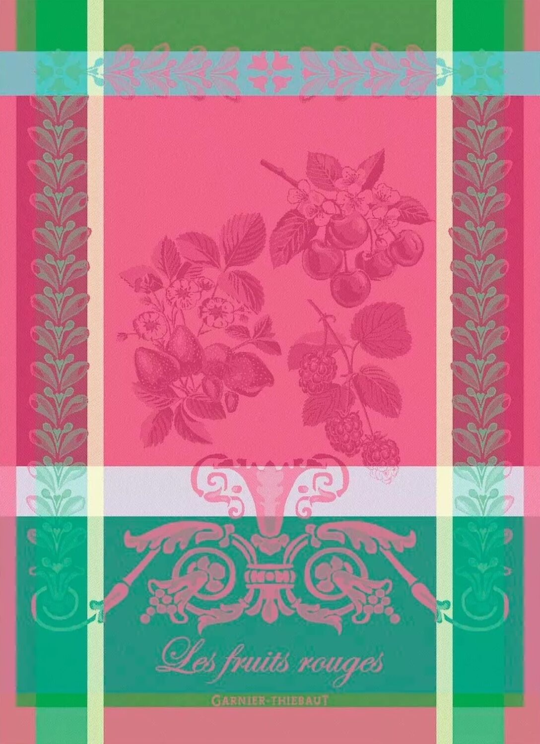 Geschirrtuch ROTE FRÜCHTE, Garnier Thiebaut, 56 x 78 cm