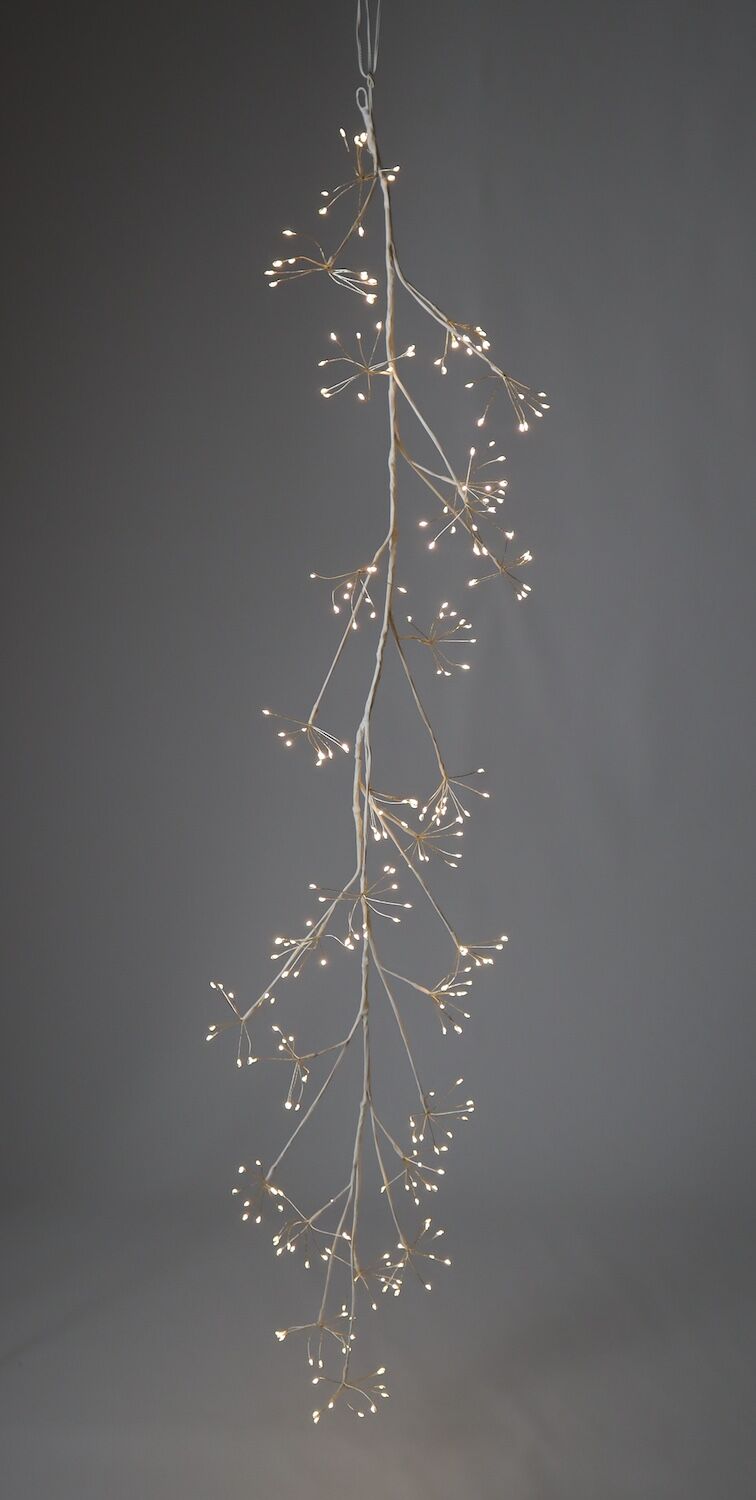 LED LICHTOBJEKT 280 Lichter, 150 cm, Cluster, Lichtzweig, weiß