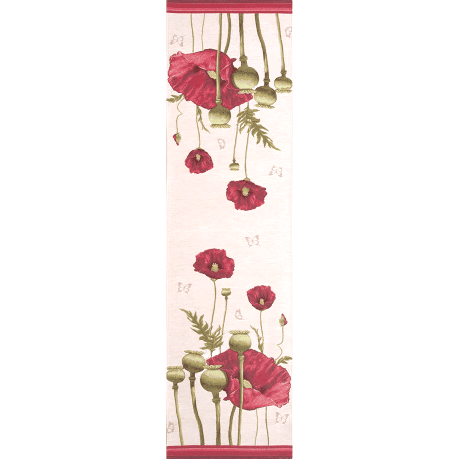 Gobelintischläufer Lutex MOHN, 178 x 48 cm