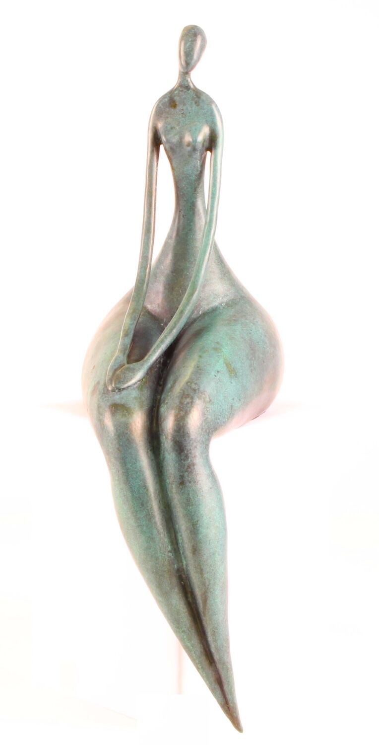 Bronzefigur AUGUSTA, weiblicher Akt, 44 cm