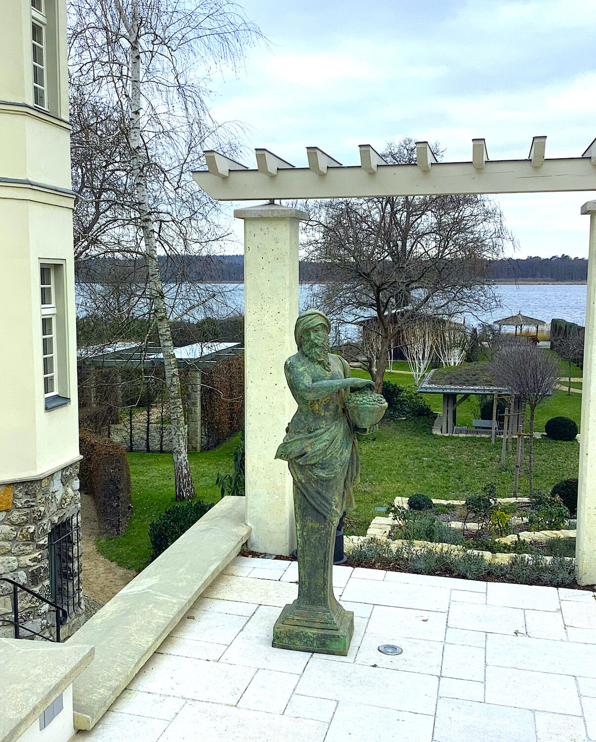 Templiner See, Potsdam: Bronzefigur ADELPHOS TemplinerTempliner See, Potsdam: Bronzefigur ADELPHOS