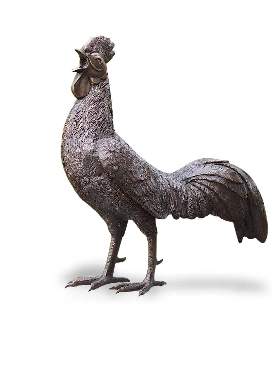 Bronzefigur Vogel HAHN KUNO