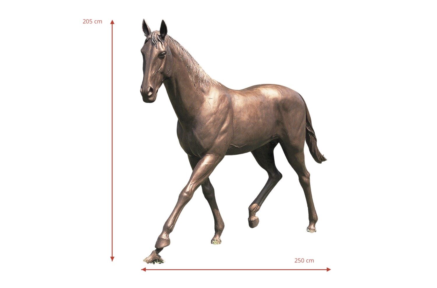 Bronzefigur Pferd AMAZING GRACE