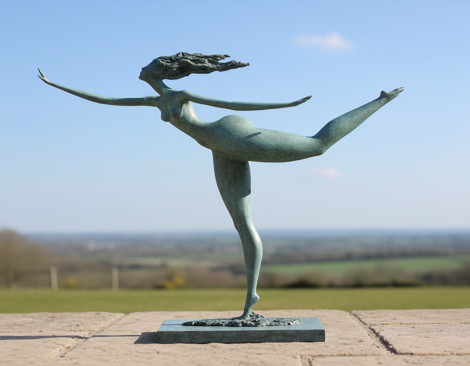 Bronzefigur SANDRINE, 120 cm