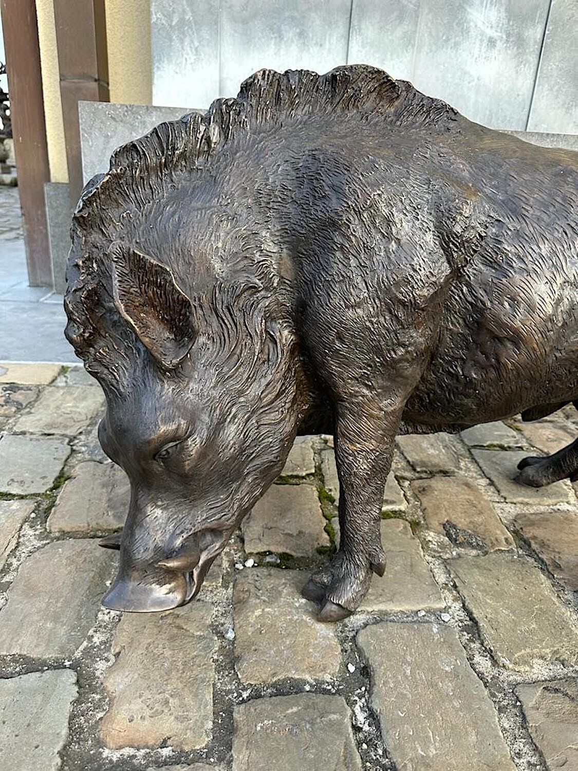 Bronzefigur Wildschwein KEILER
