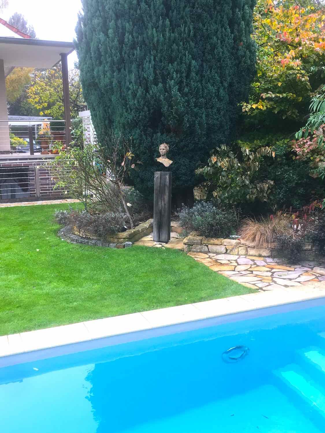 Falkensee b. Berlin: Bronzebüste JANUS Falkensee b. Berlin: Bronzebüste JANUS