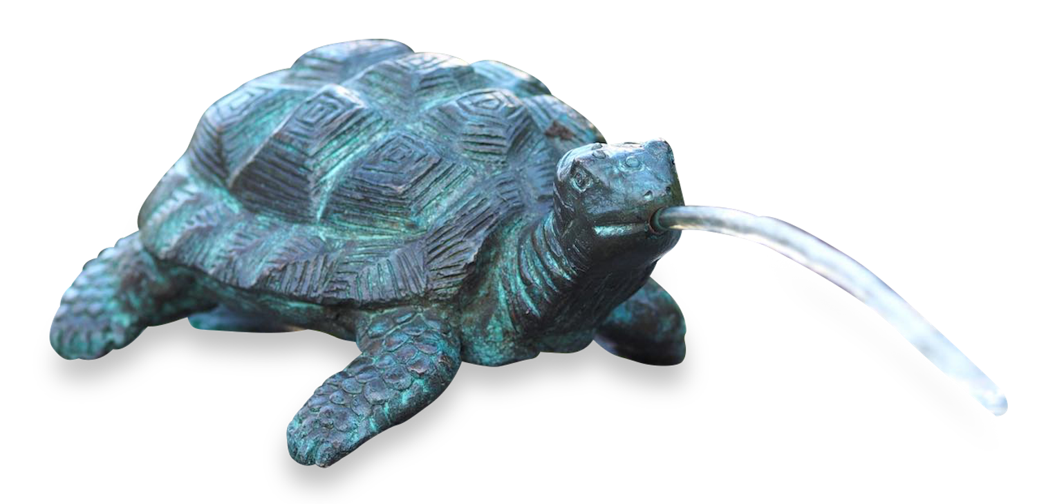 Bronzewasserspeier Schildkröte SHELLY