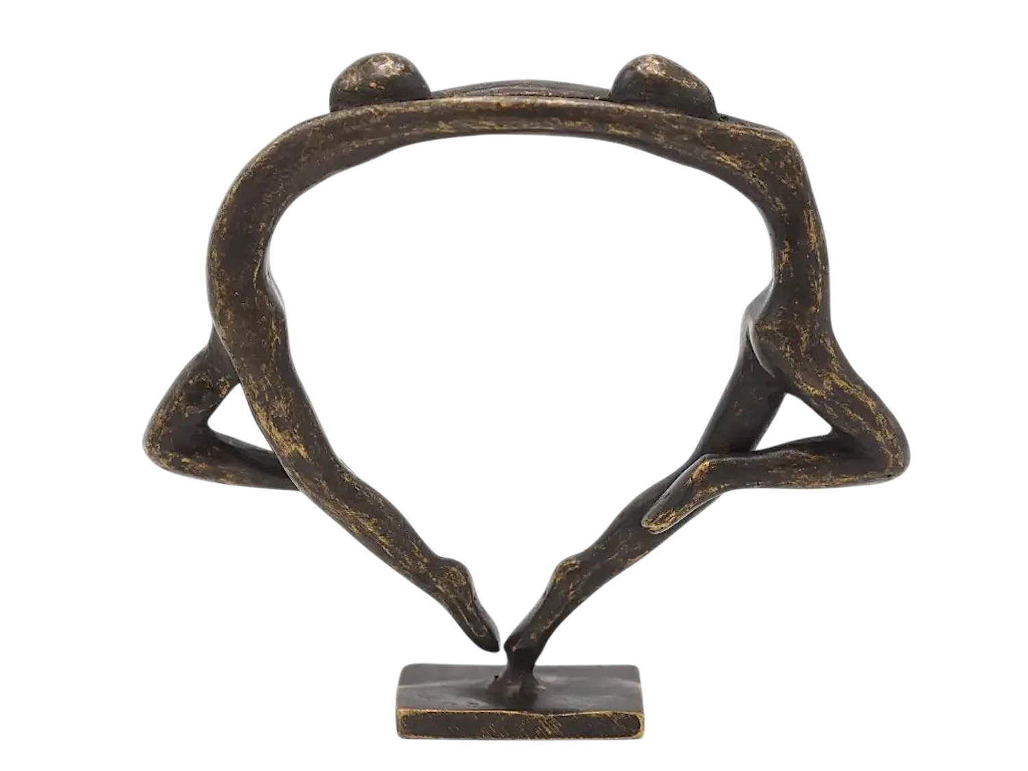 Bronzefigur TANZENDES PAAR, 13 cm