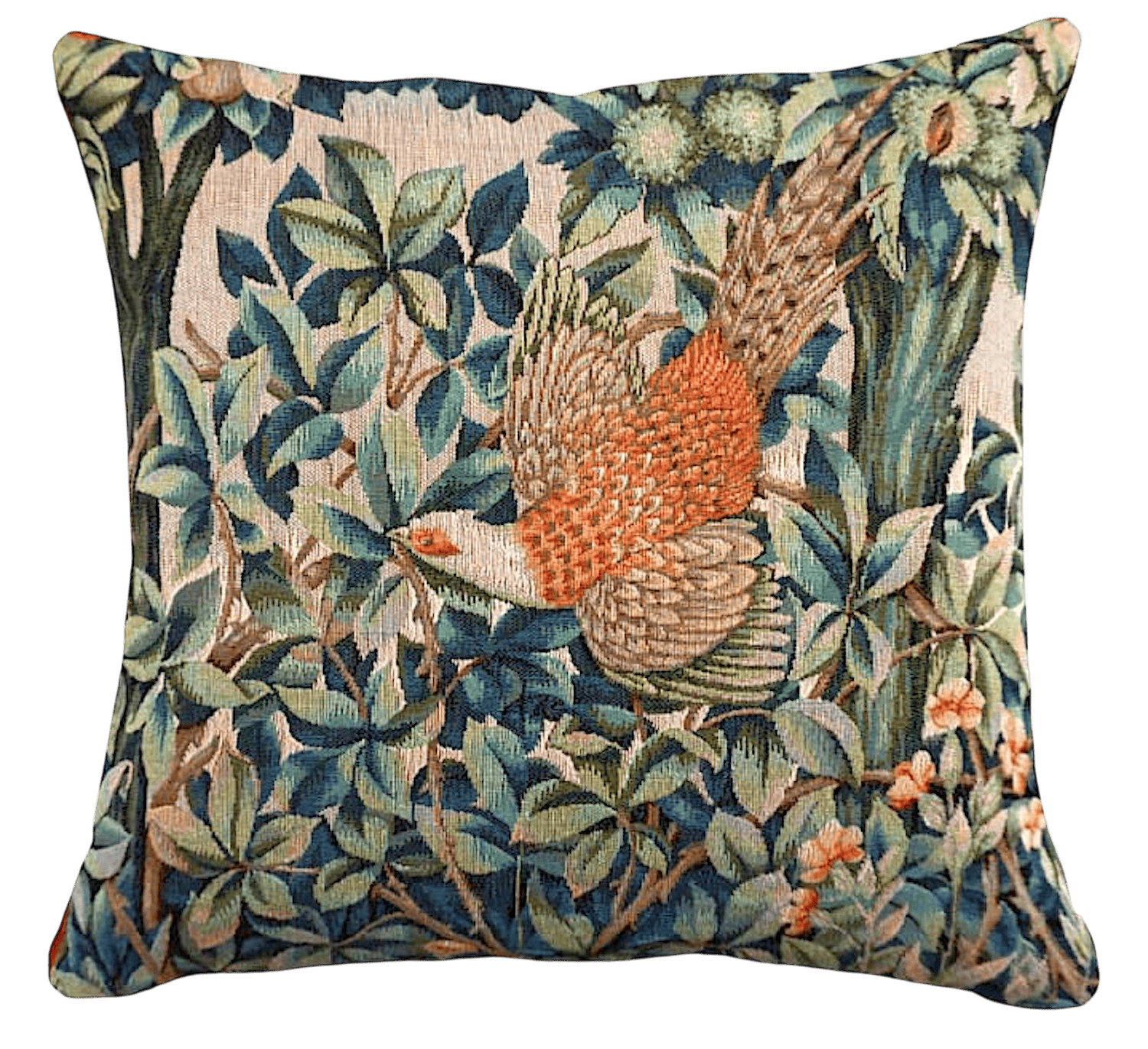 Gobelinkissen Lutex MORRIS GOLDFASAN, 48 x 48 cm