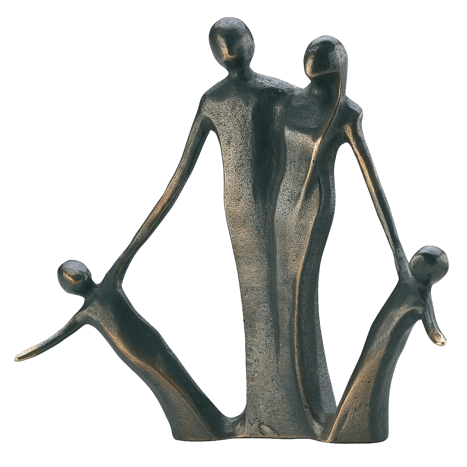 Bronzefigur DUE PICCOLINI, Kerstin Stark