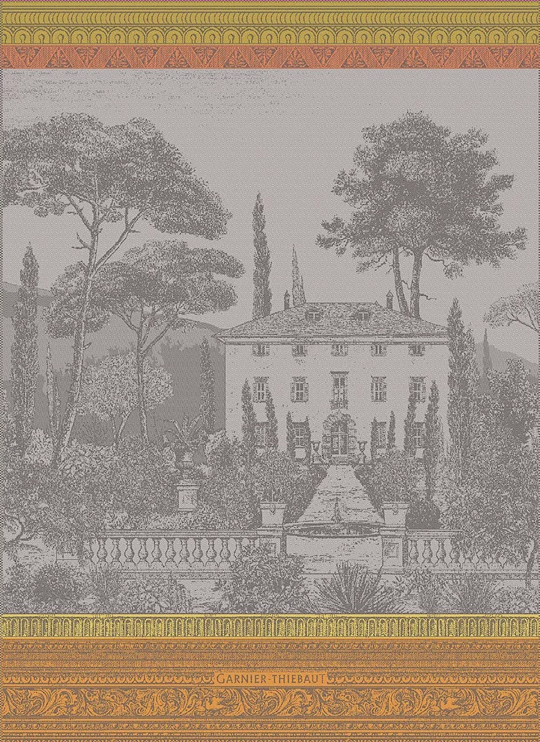 Geschirrtuch PALAZZINA TOR SEPIA, Garnier Thiebaut, 56 x 78 cm