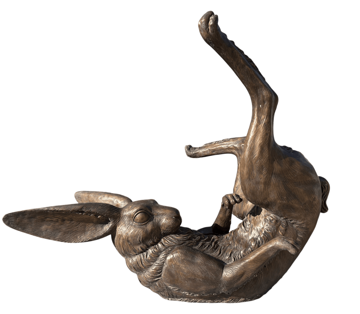 Bronzefigur Hase OSWIN, 130 cm