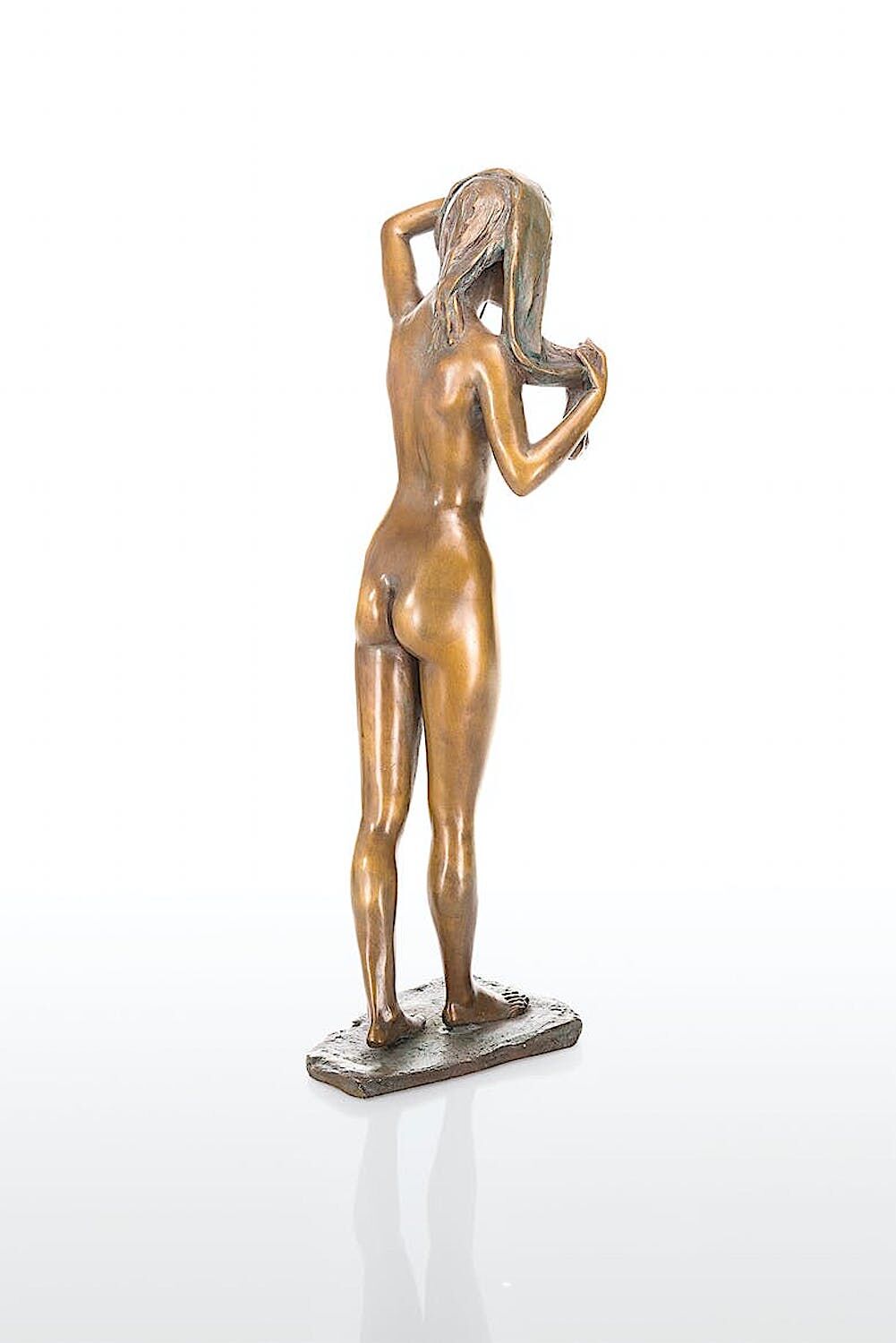 Bronzefigur DIE NACHT ZERRINNT (von Erwin A. Schinzel)