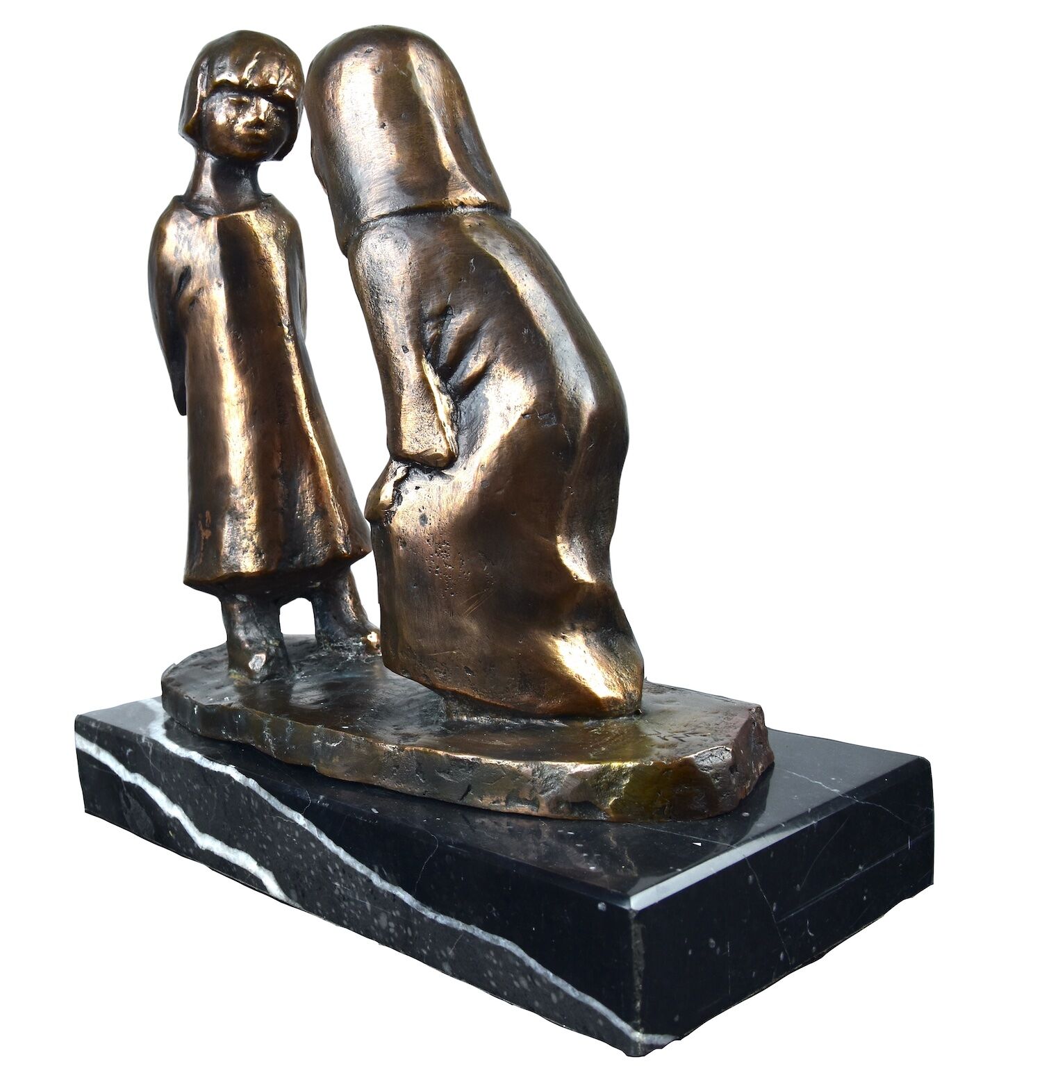 Bronzefigur ZWEI MÄDCHEN (Guido Mariani)